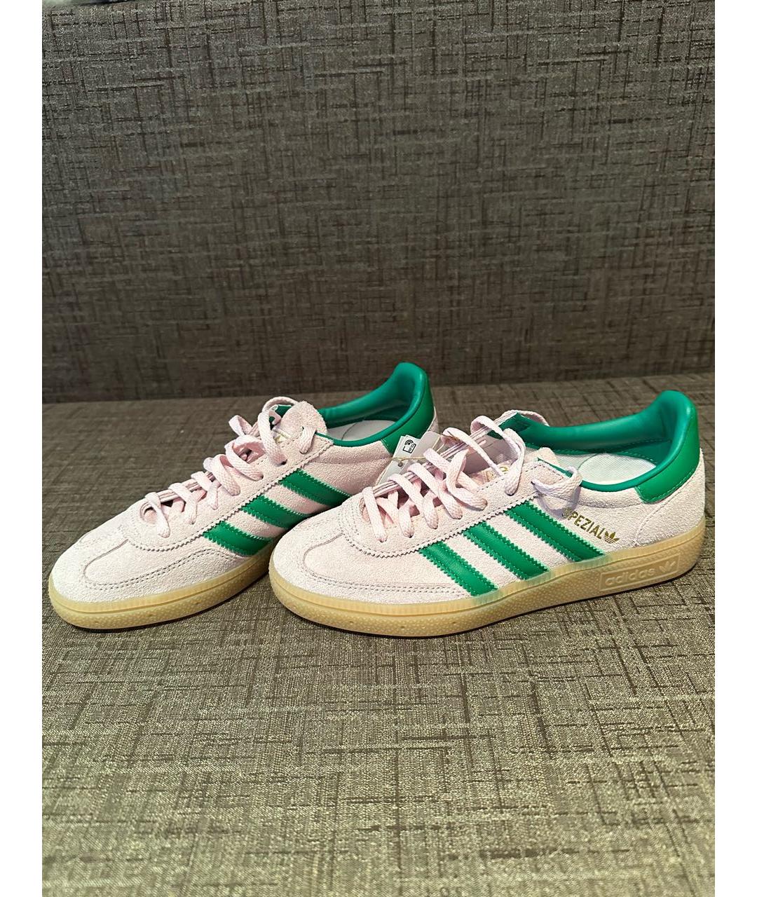 ADIDAS Розовые замшевые кеды, фото 6