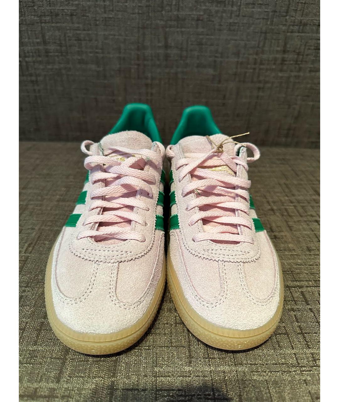 ADIDAS Розовые замшевые кеды, фото 2