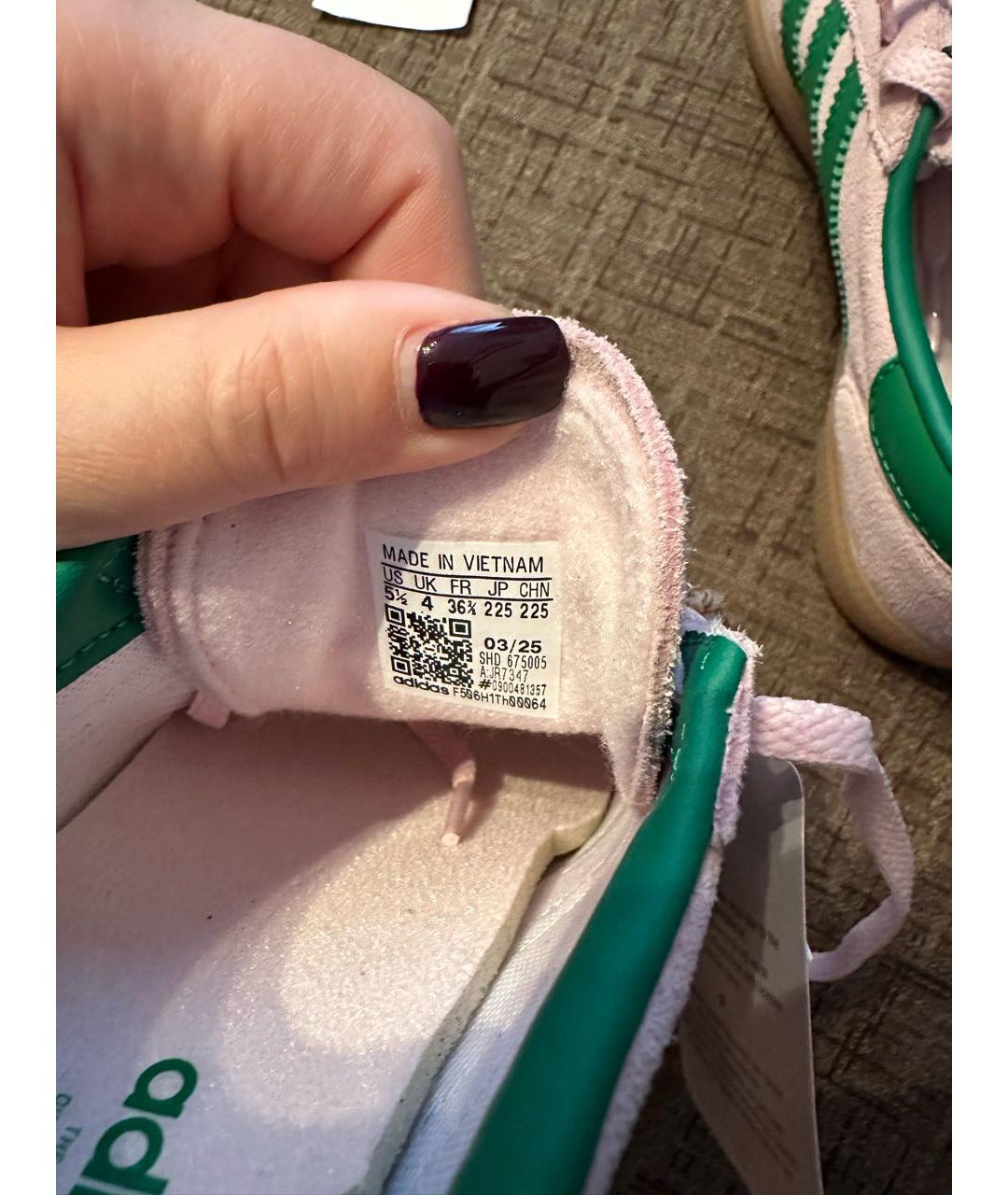 ADIDAS Розовые замшевые кеды, фото 7