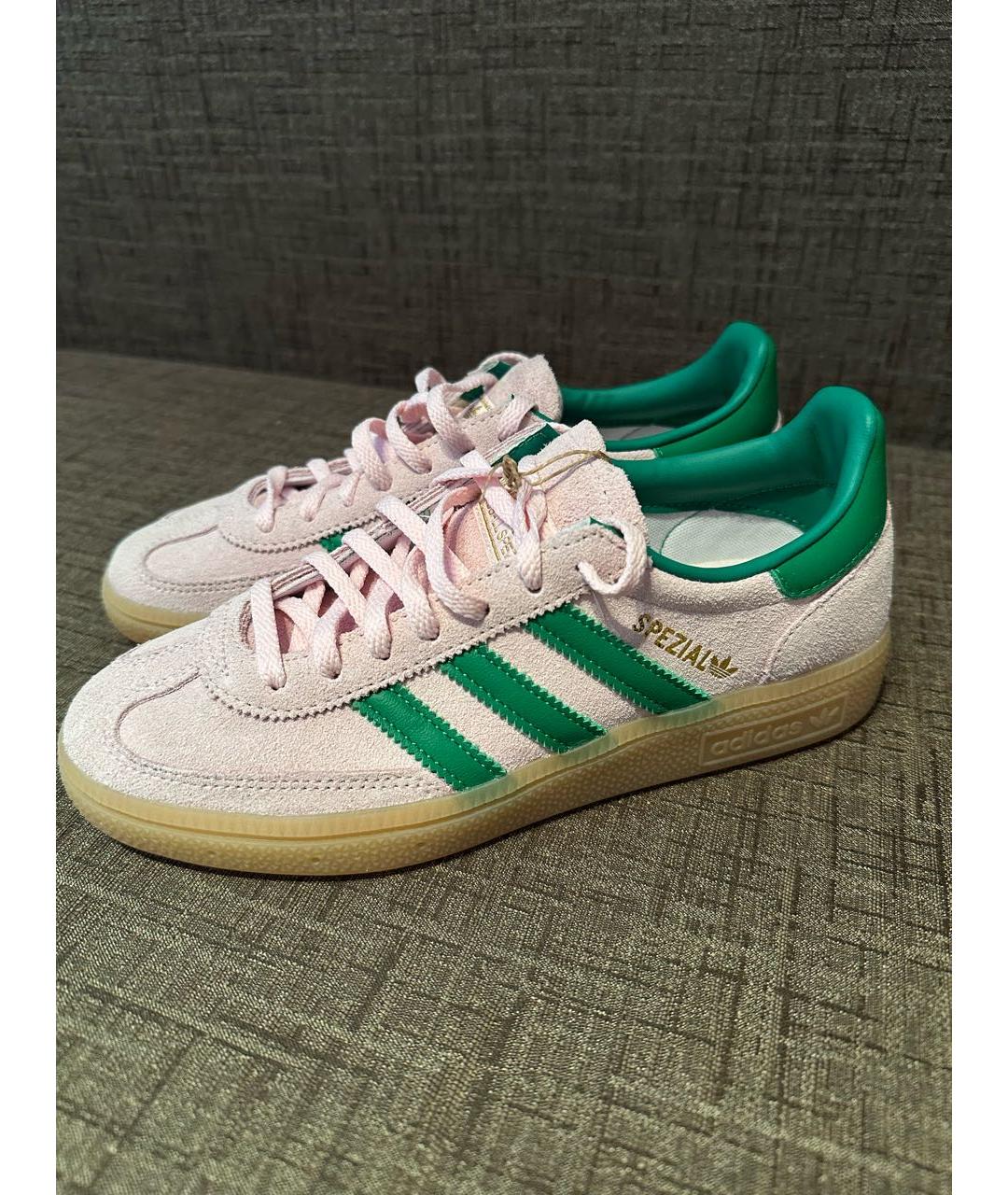 ADIDAS Розовые замшевые кеды, фото 9