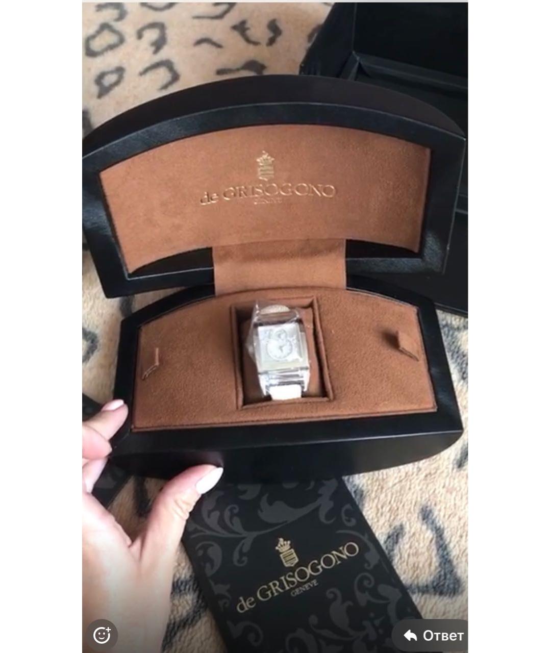 DE GRISOGONO Белые часы из белого золота, фото 4