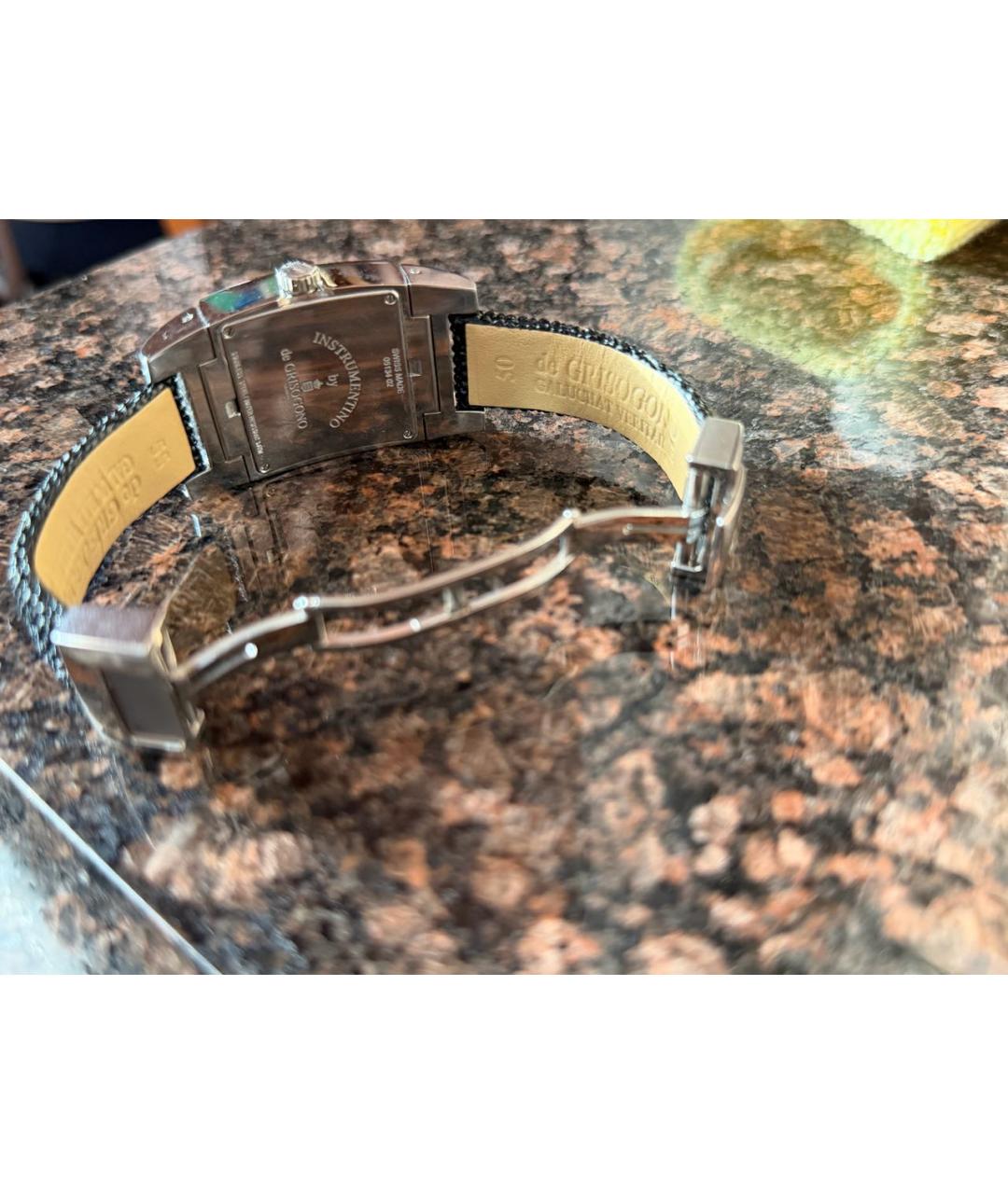 DE GRISOGONO Белые часы из белого золота, фото 2