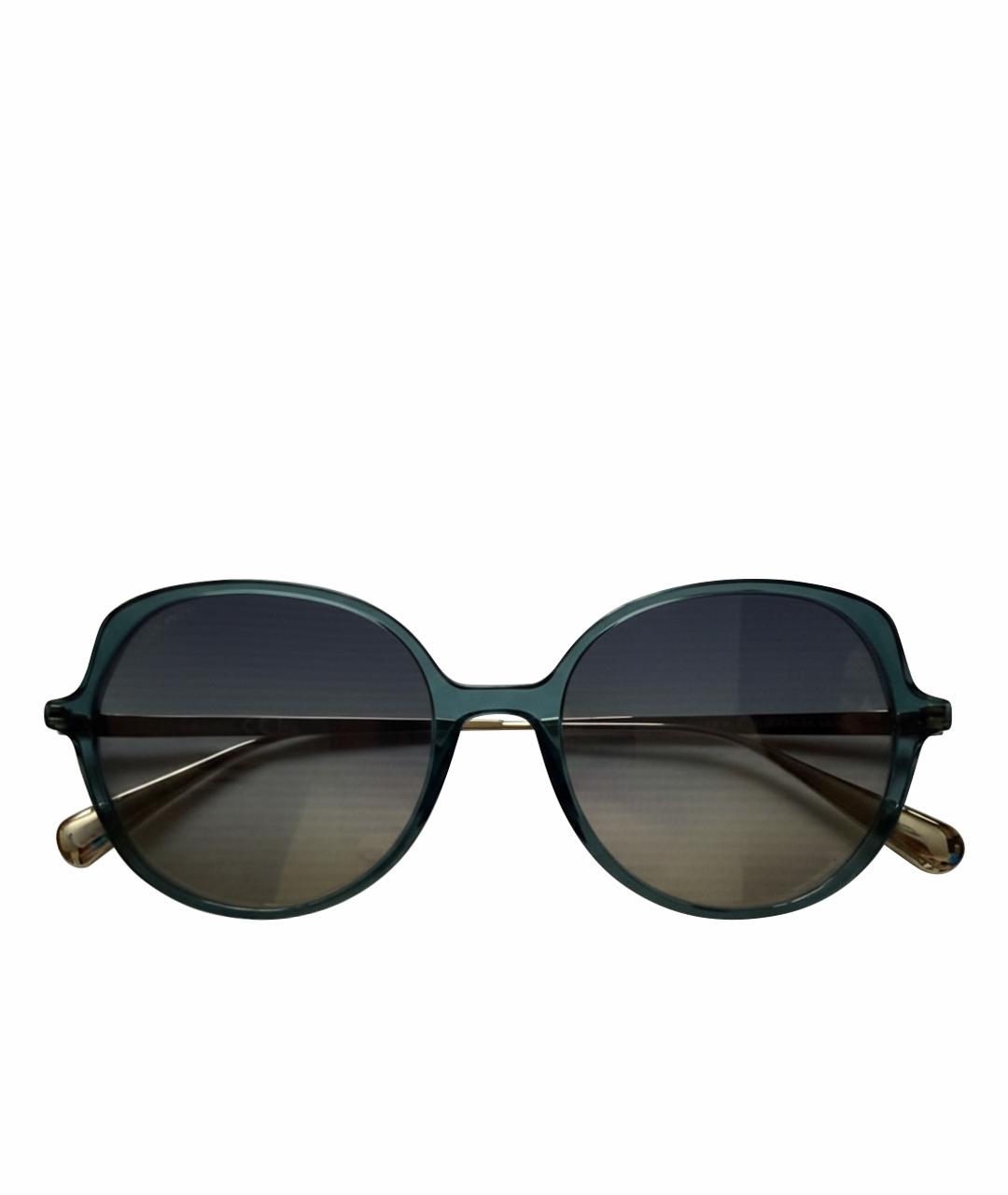 'S MAX MARA Синие пластиковые солнцезащитные очки, фото 1