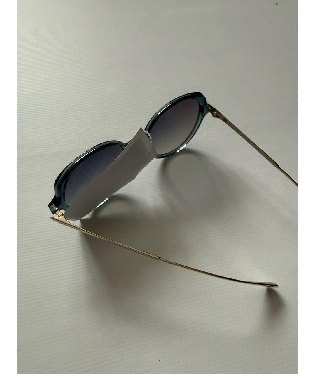 'S MAX MARA Синие пластиковые солнцезащитные очки, фото 2