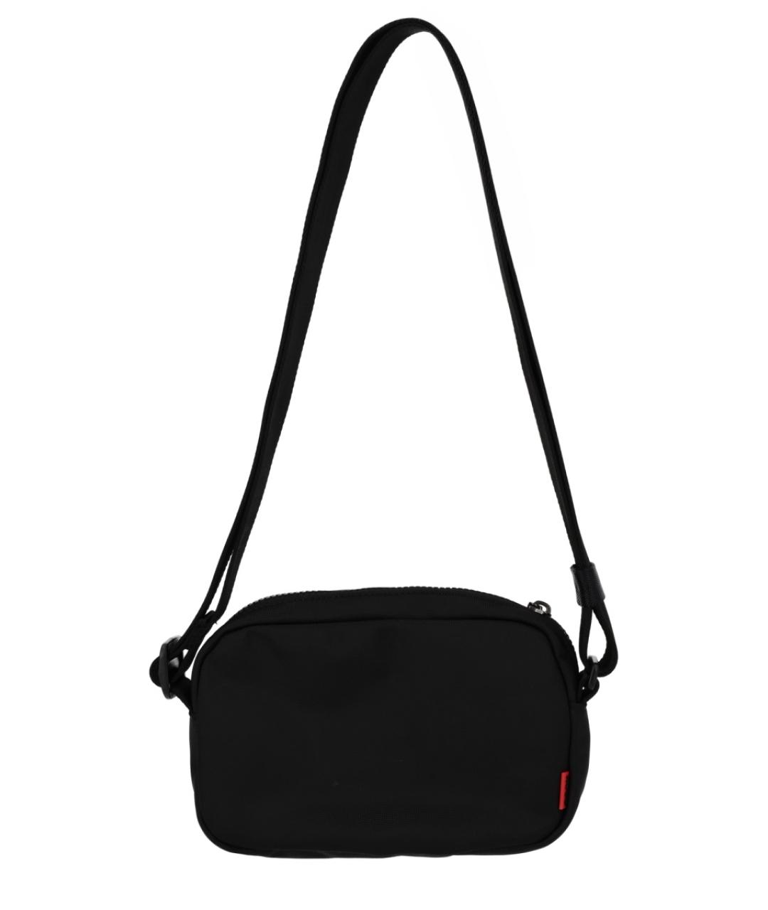 HUGO Черная тканевая сумка на плечо, фото 3