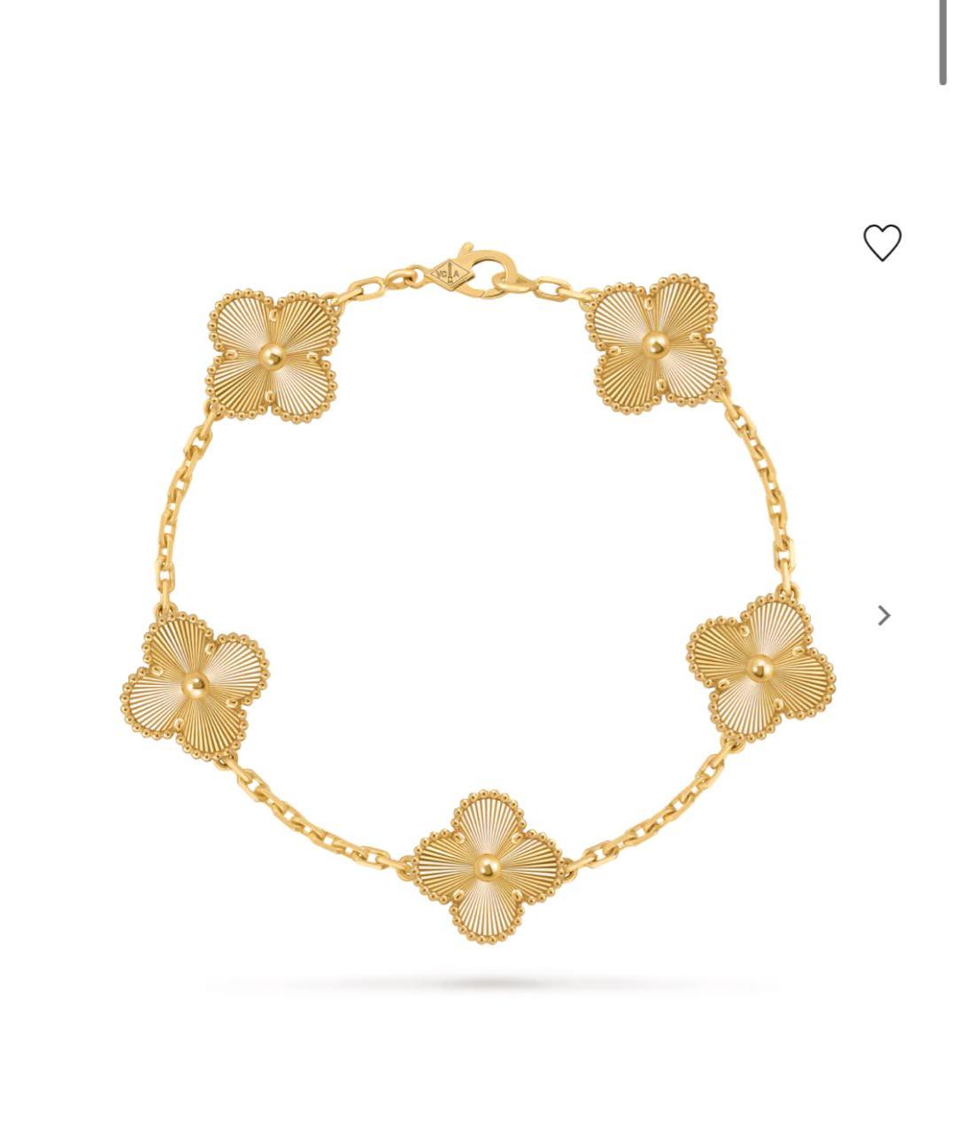 VAN CLEEF & ARPELS Золотой браслет из желтого золота, фото 3