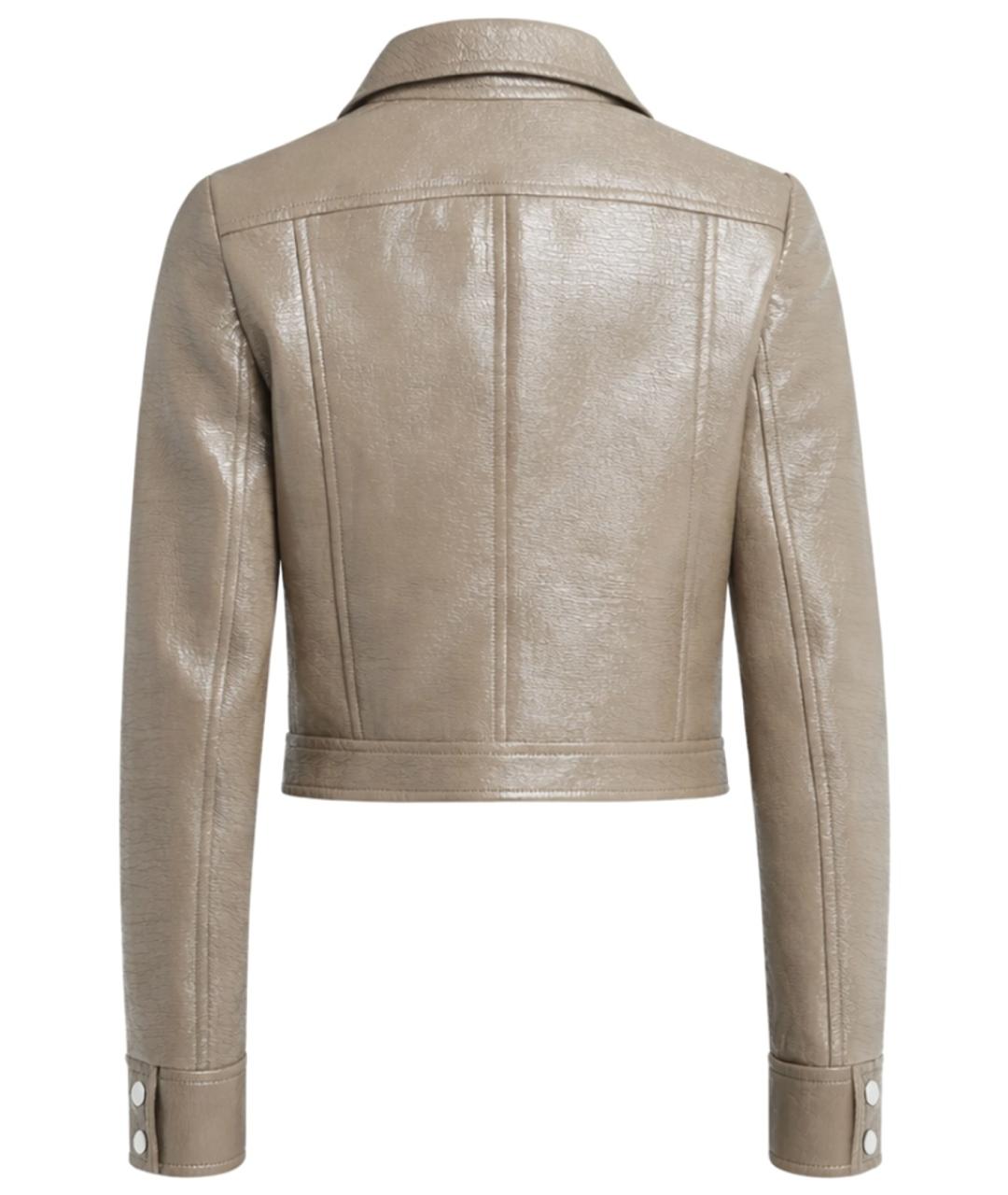 COURREGES Бежевая хлопковая куртка, фото 3