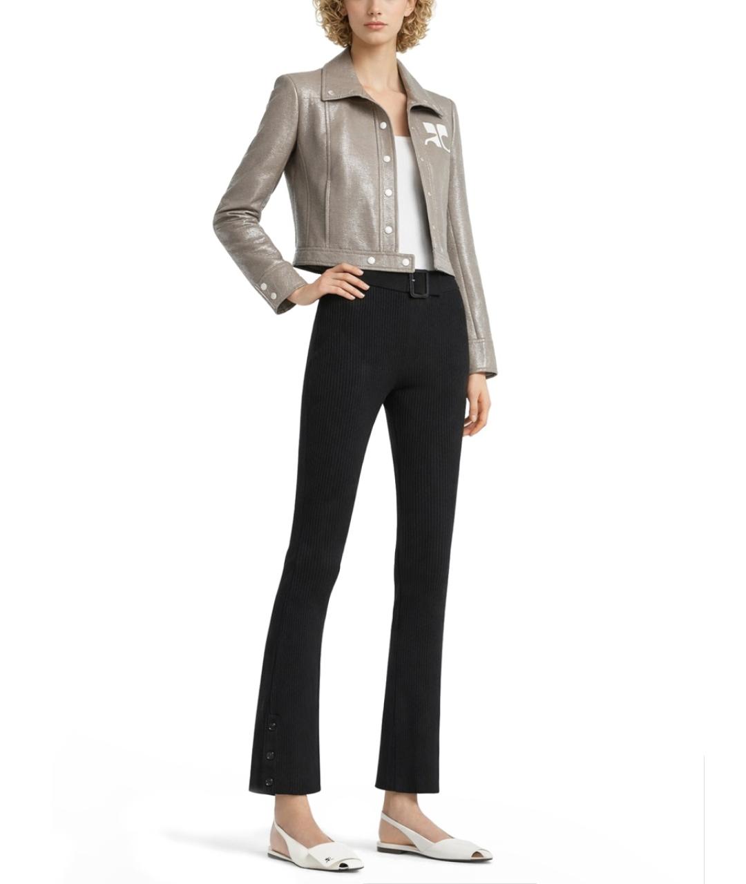 COURREGES Бежевая хлопковая куртка, фото 2