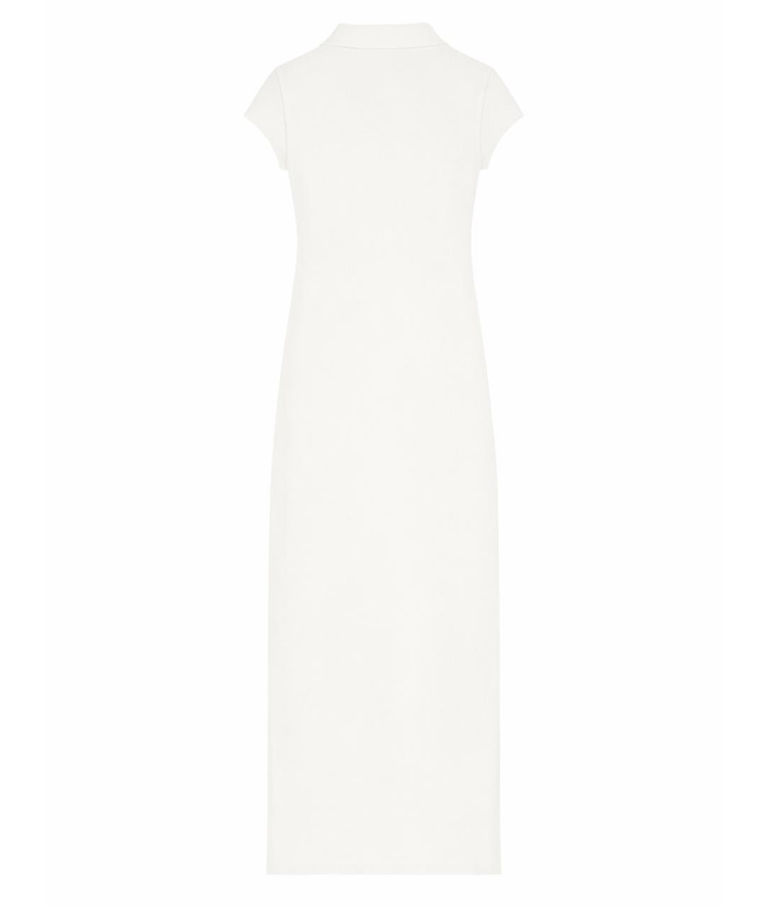 COURREGES Белое полиэстеровое повседневное платье, фото 3