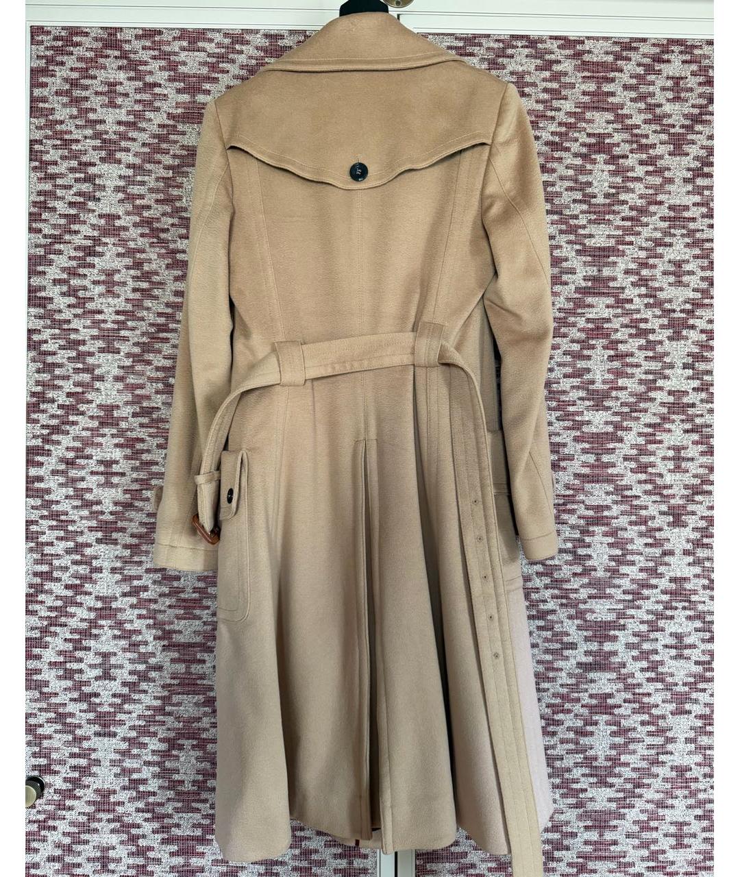 BURBERRY Бежевое кашемировое пальто, фото 2