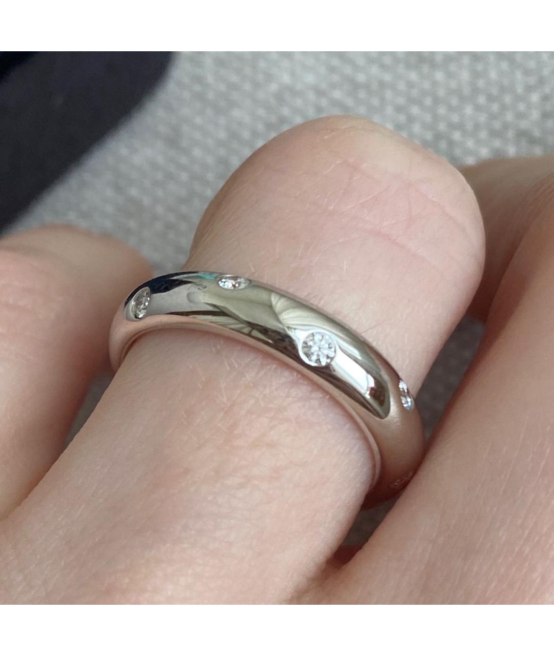 TIFFANY&CO Серебряное платиновое кольцо, фото 6