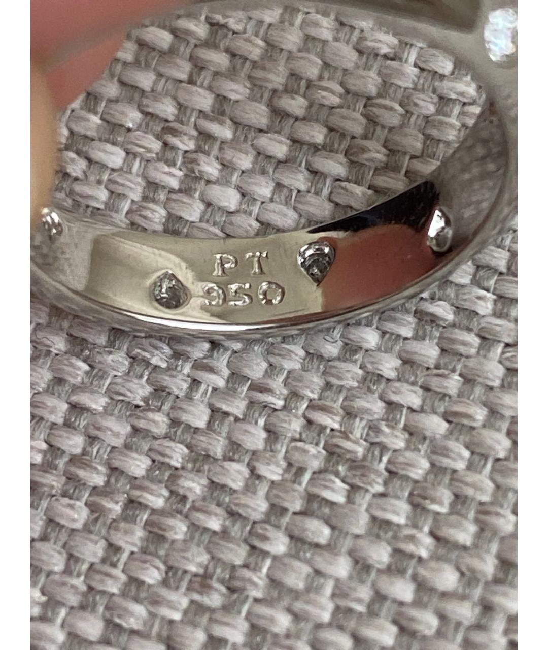 TIFFANY&CO Серебряное платиновое кольцо, фото 4