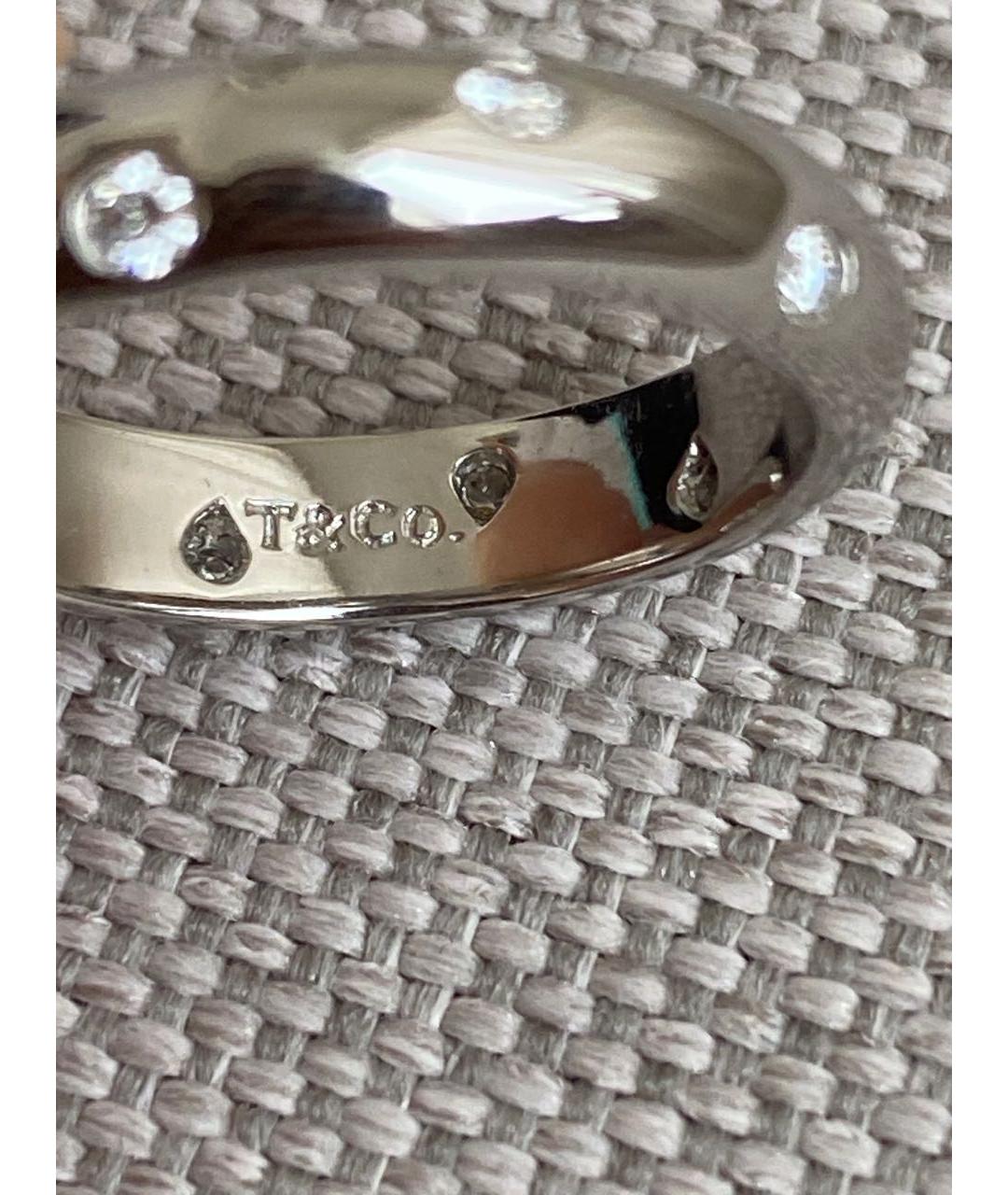 TIFFANY&CO Серебряное платиновое кольцо, фото 5