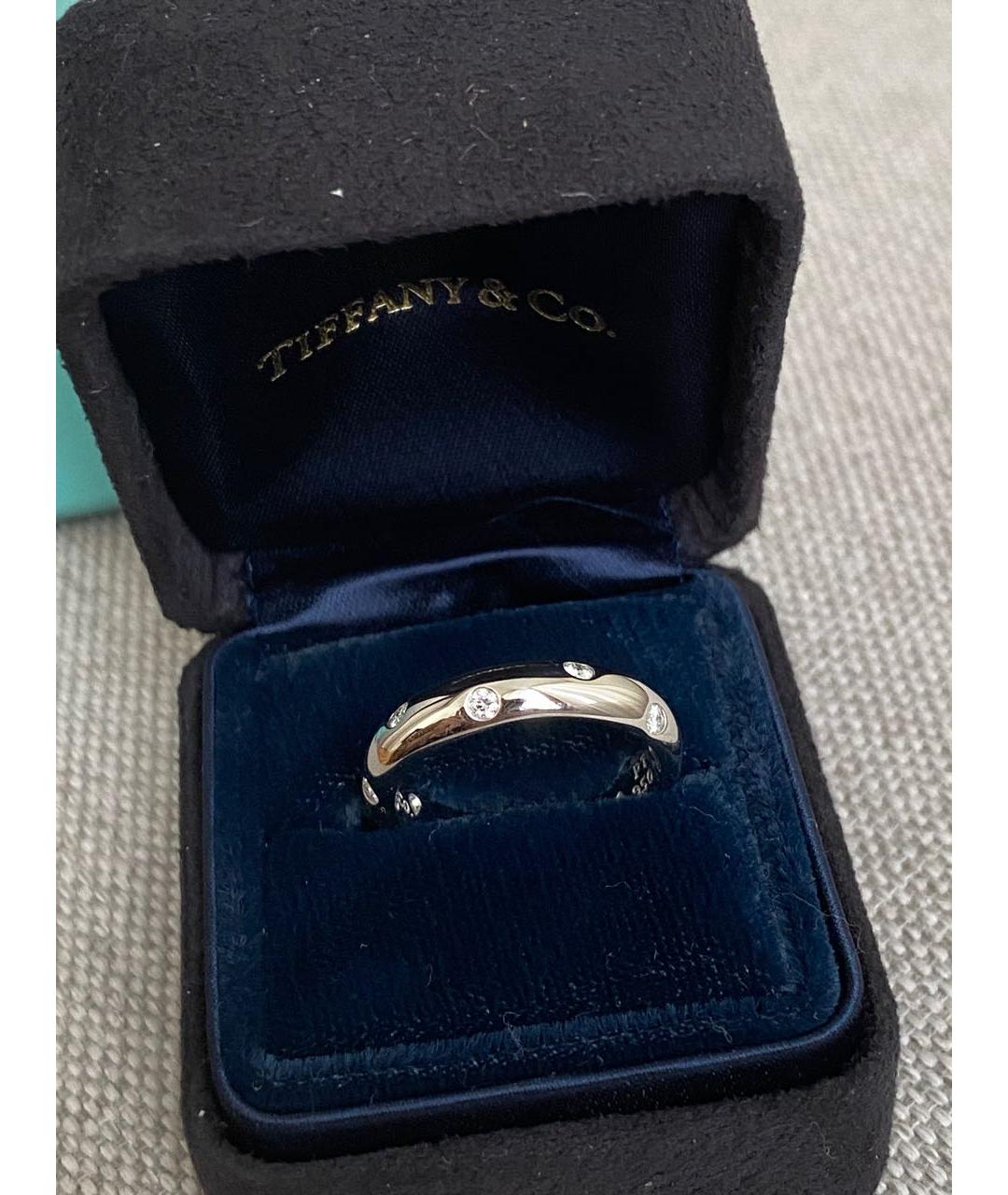 TIFFANY&CO Серебряное платиновое кольцо, фото 2