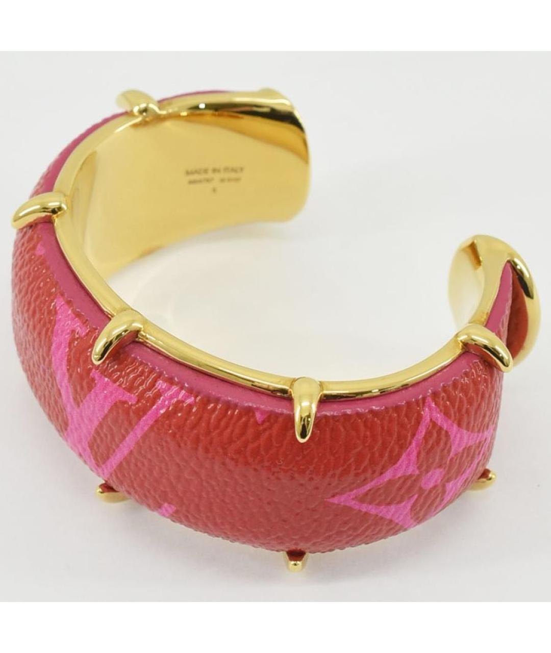 LOUIS VUITTON Розовый металлический браслет, фото 2