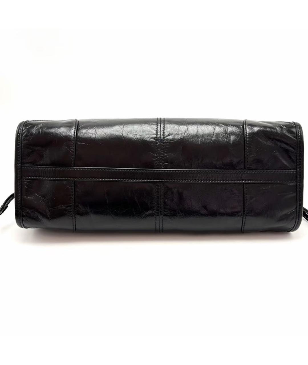PRADA Черная кожаная сумка через плечо, фото 6