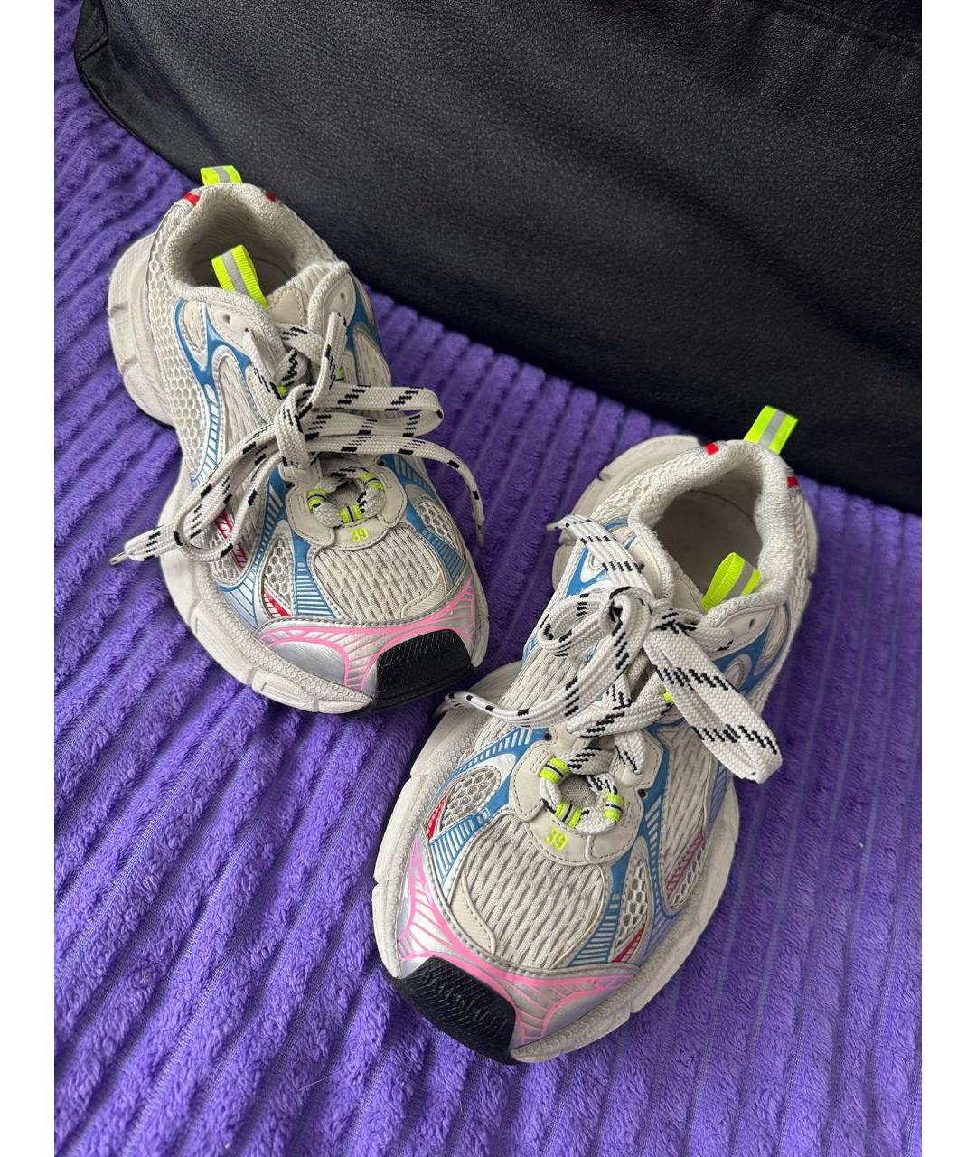 BALENCIAGA Мульти текстильные кроссовки, фото 3