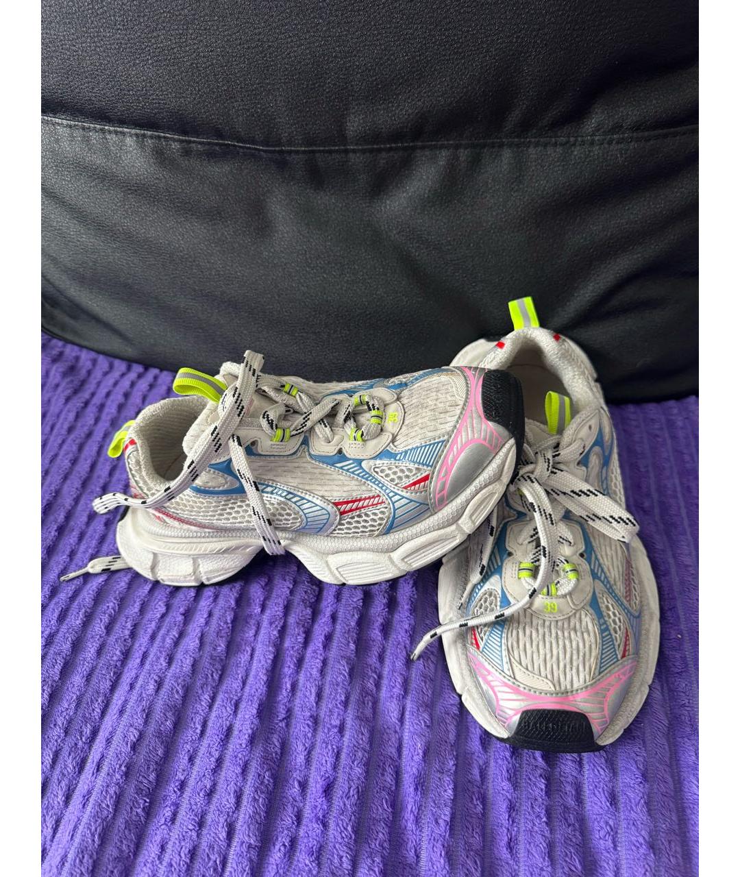 BALENCIAGA Мульти текстильные кроссовки, фото 4