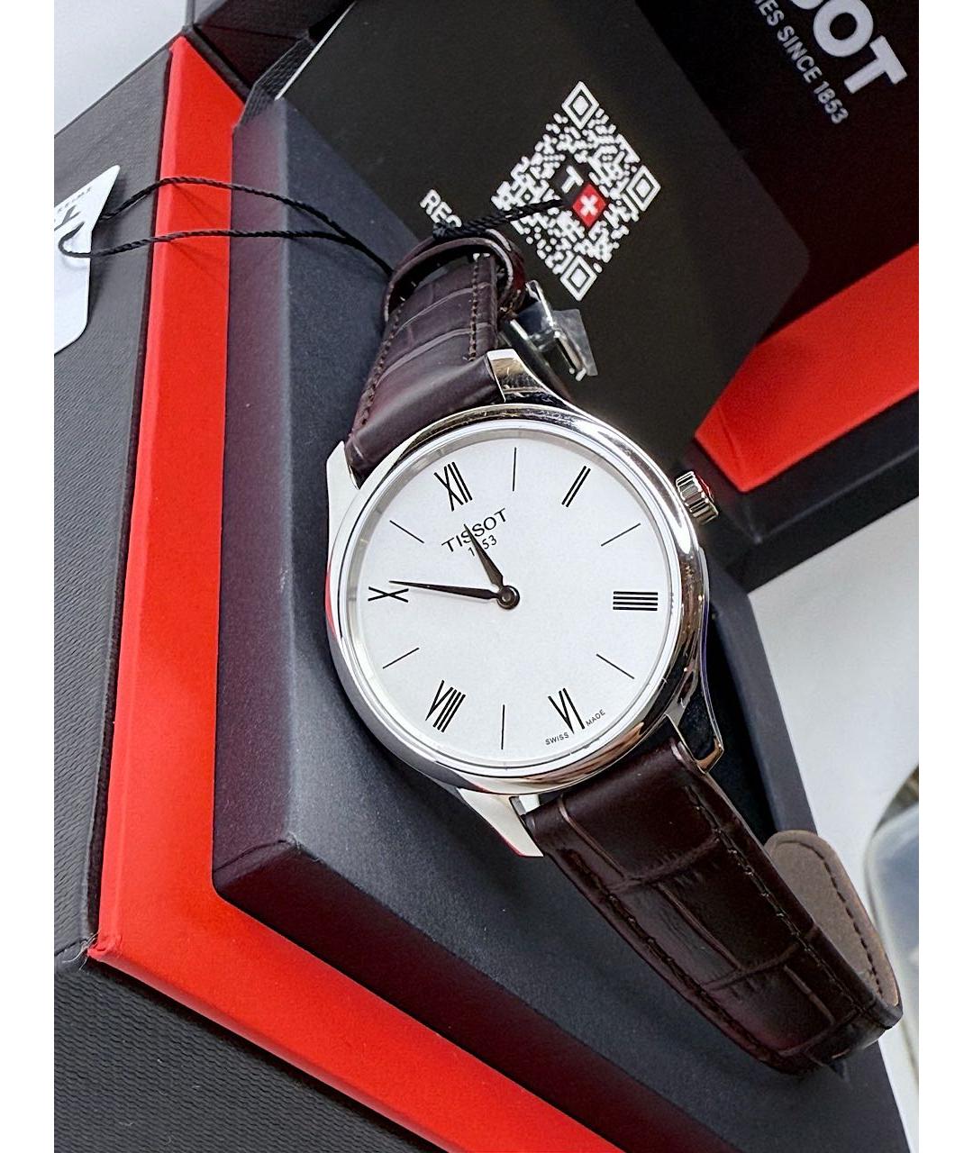 TISSOT Серебряные металлические часы, фото 2