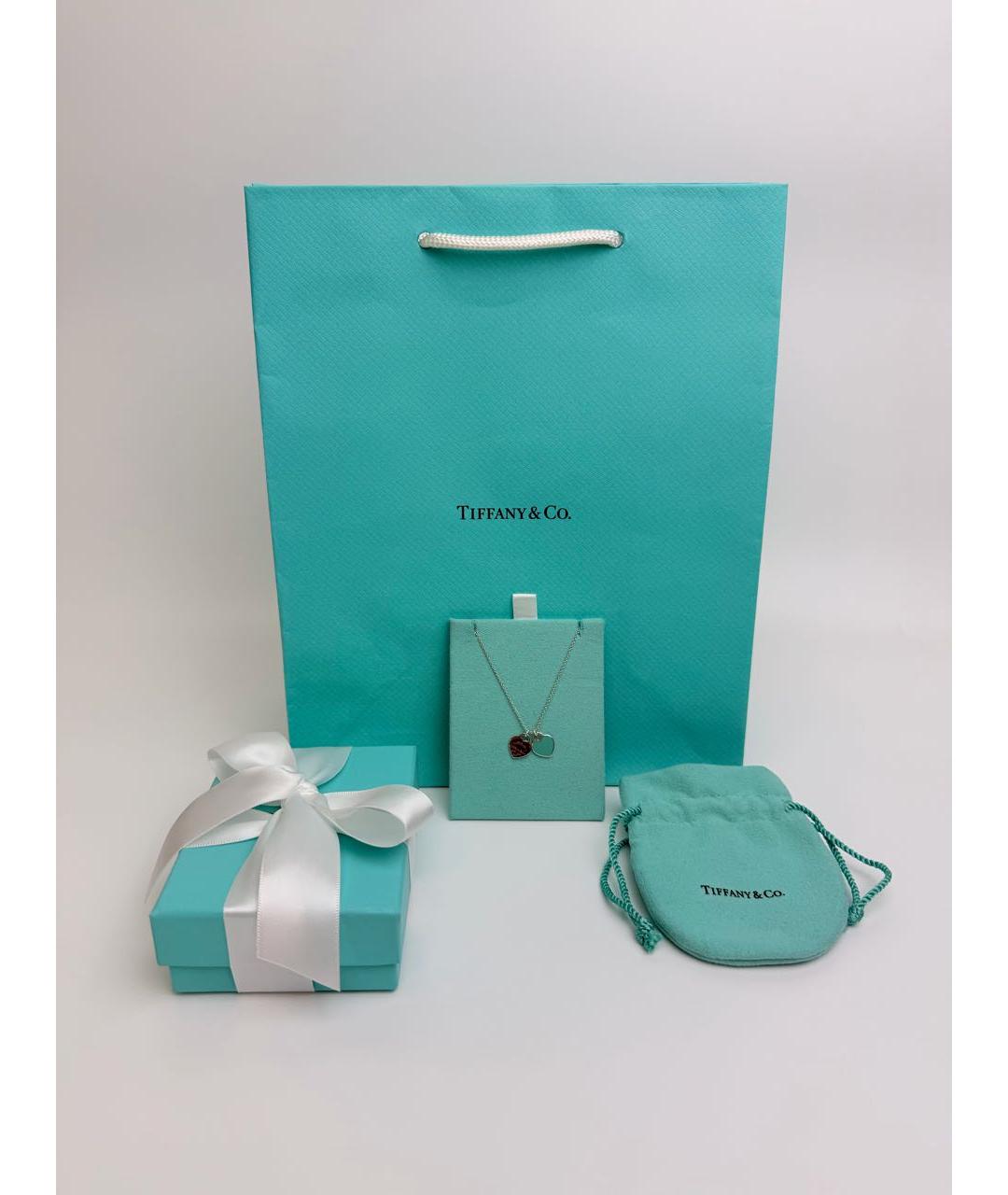 TIFFANY&CO Бирюзовое серебряное колье, фото 2