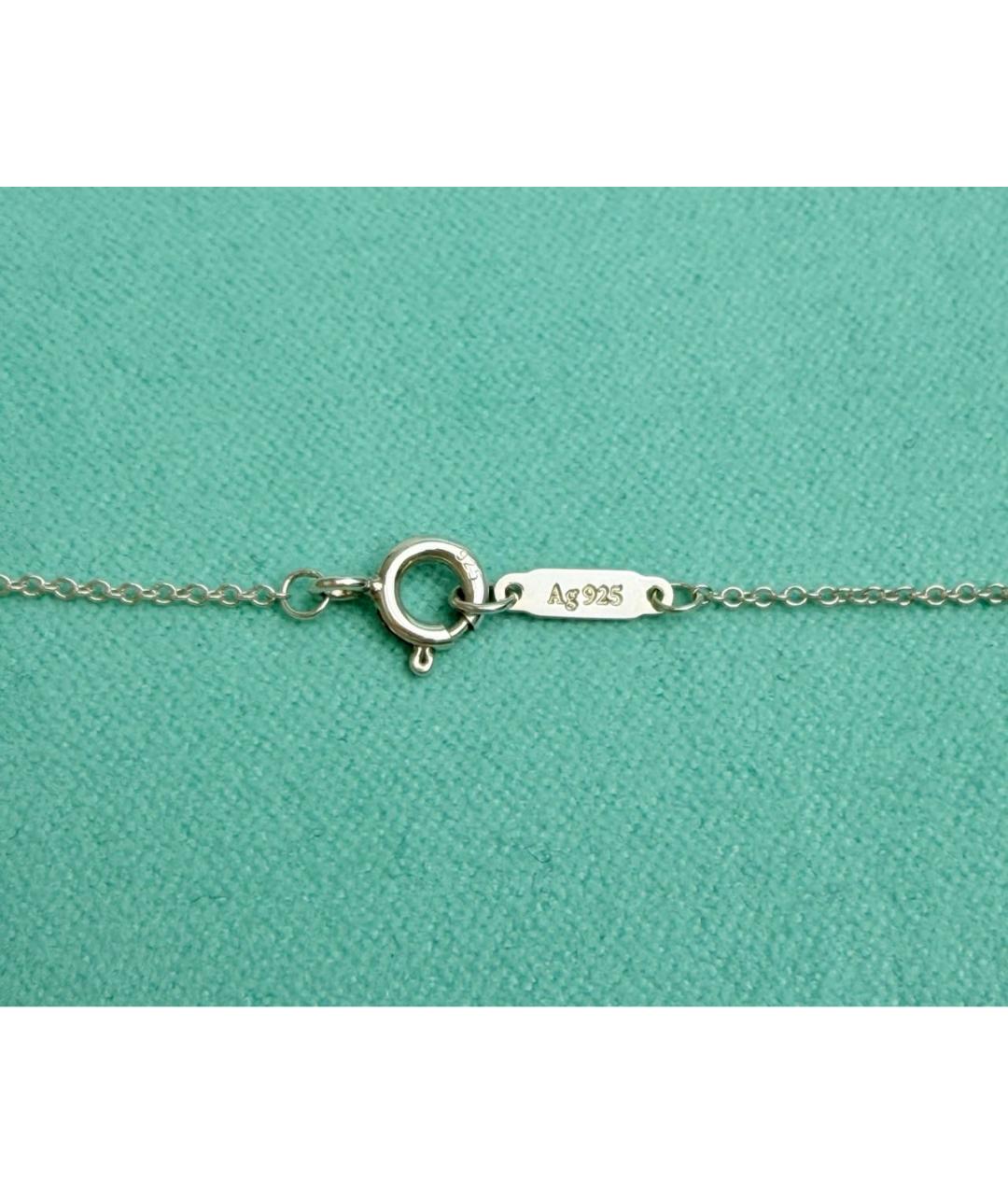 TIFFANY&CO Бирюзовое серебряное колье, фото 7