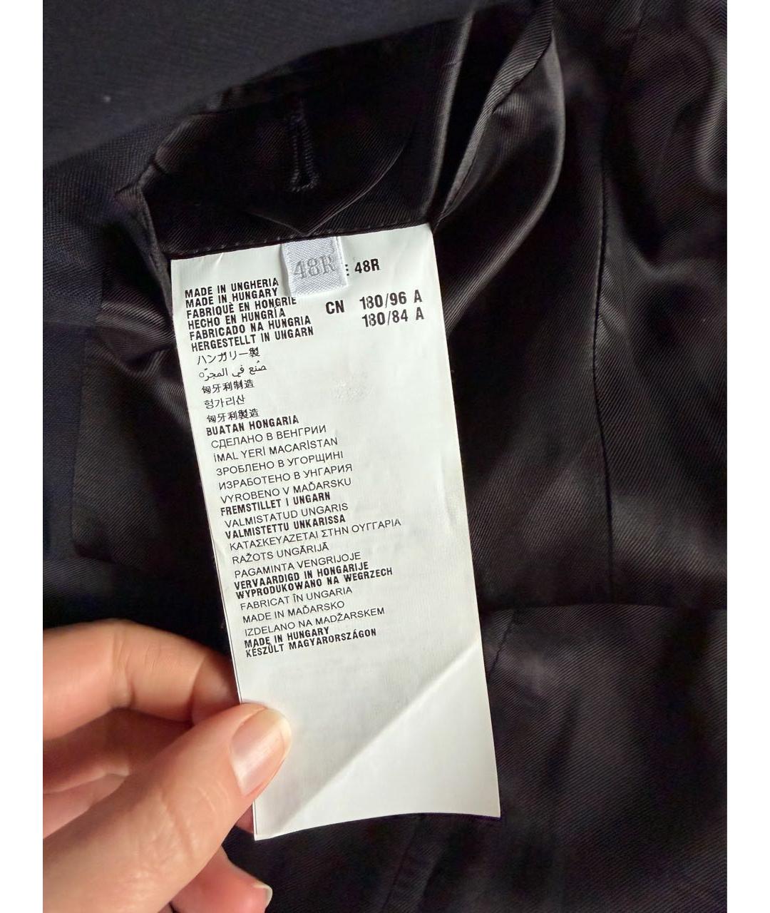 MIU MIU Черный шерстяной пиджак, фото 3