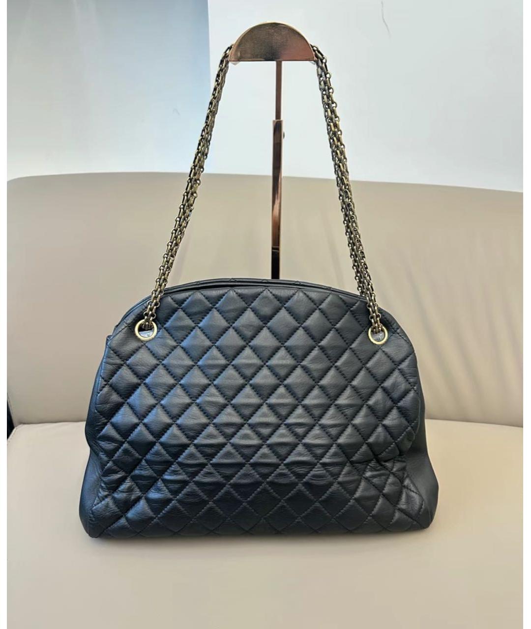 CHANEL Черная кожаная сумка через плечо, фото 3