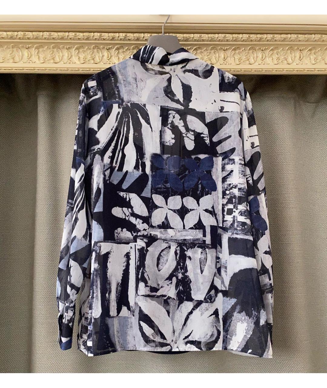 D.EXTERIOR Темно-синяя полиэстеровая блузы, фото 6