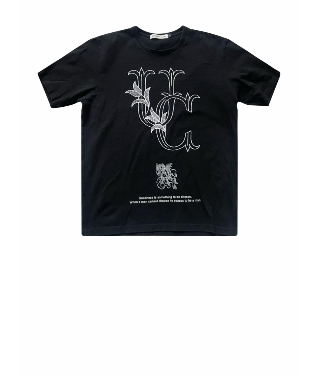 UNDERCOVER Черная хлопковая футболка, фото 1