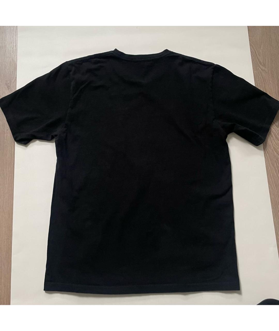 UNDERCOVER Черная хлопковая футболка, фото 2