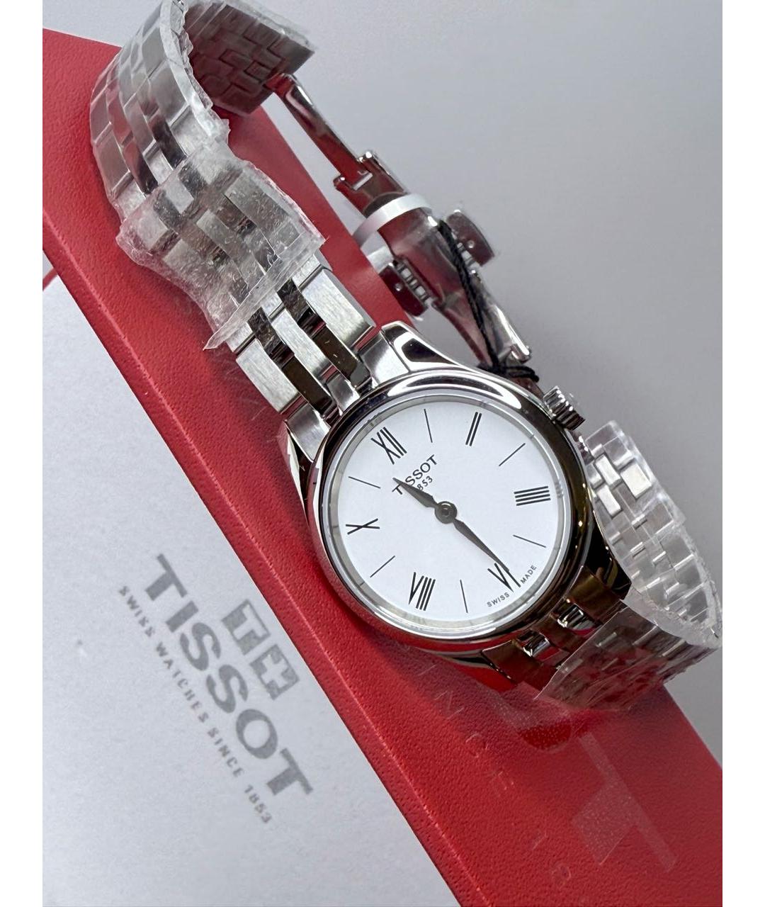 TISSOT Серебряные металлические часы, фото 2