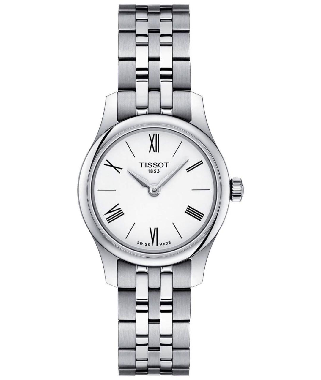 TISSOT Серебряные металлические часы, фото 1