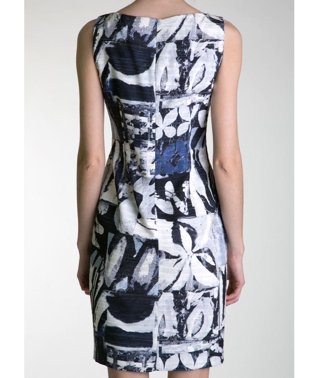 D.EXTERIOR Темно-синее полиэстеровое повседневное платье, фото 4