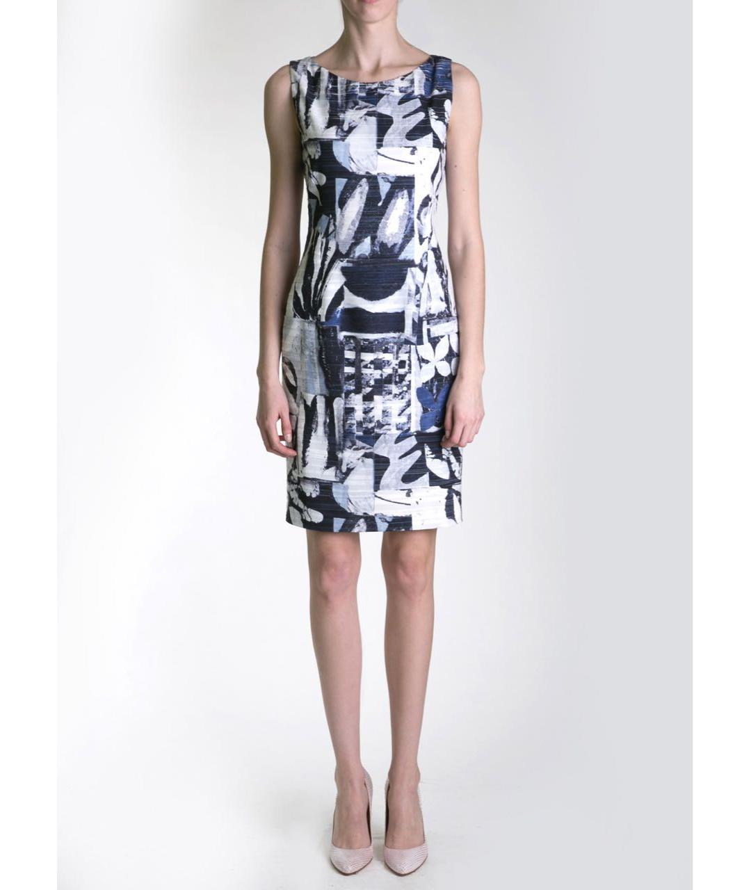 D.EXTERIOR Темно-синее полиэстеровое повседневное платье, фото 2