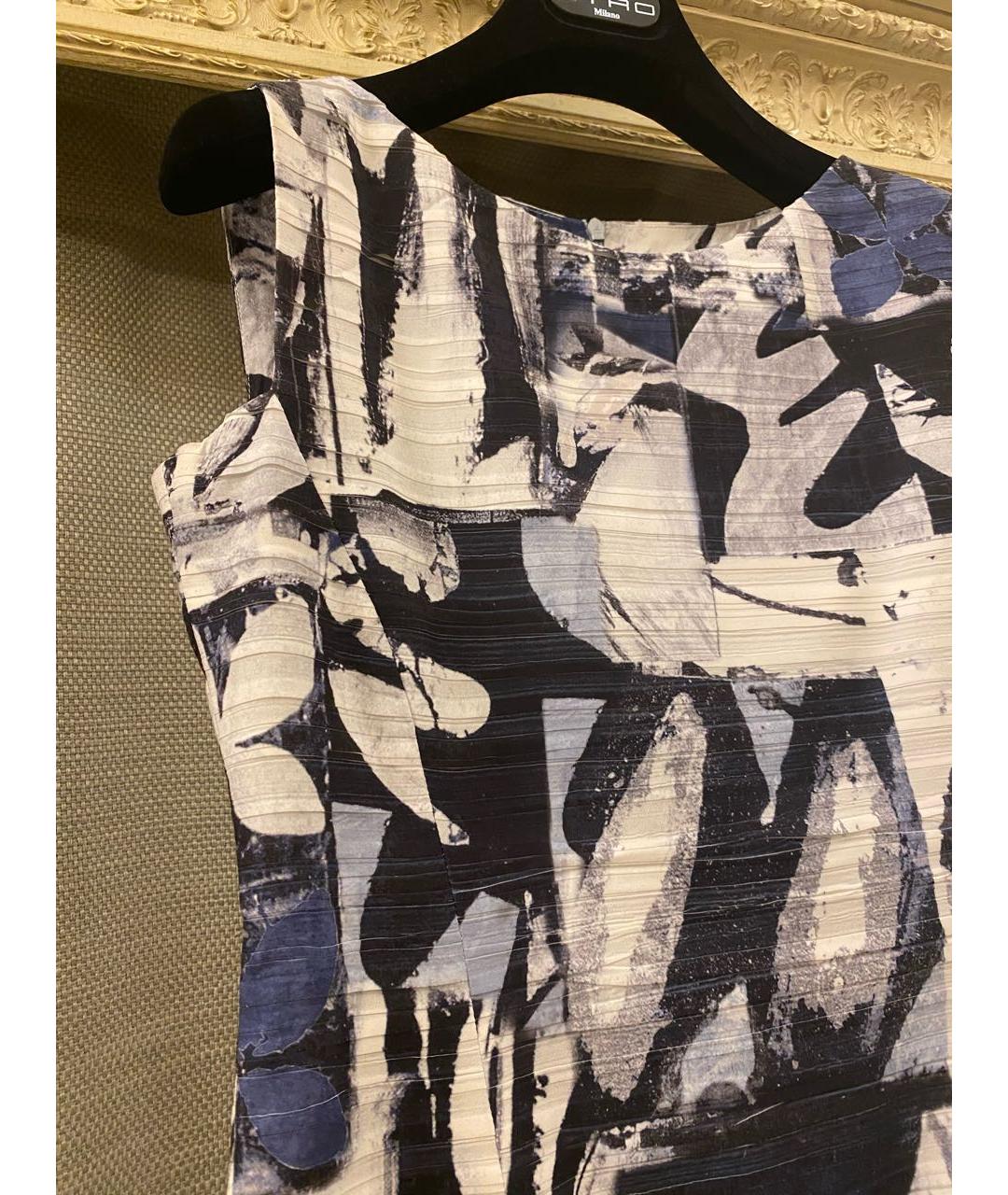 D.EXTERIOR Темно-синее полиэстеровое повседневное платье, фото 7