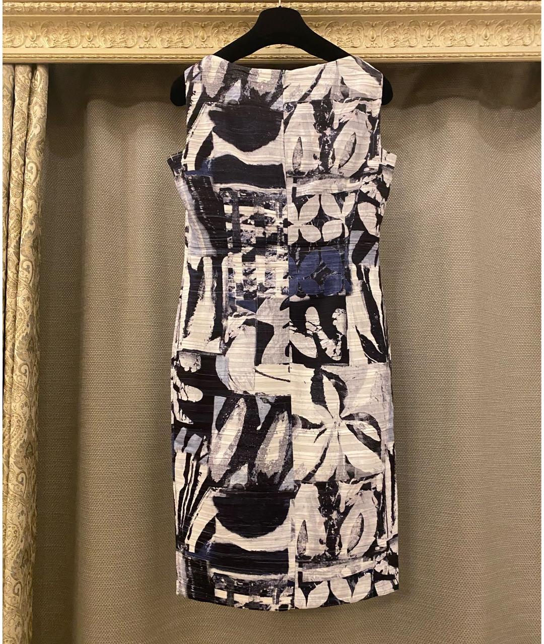 D.EXTERIOR Темно-синее полиэстеровое повседневное платье, фото 6