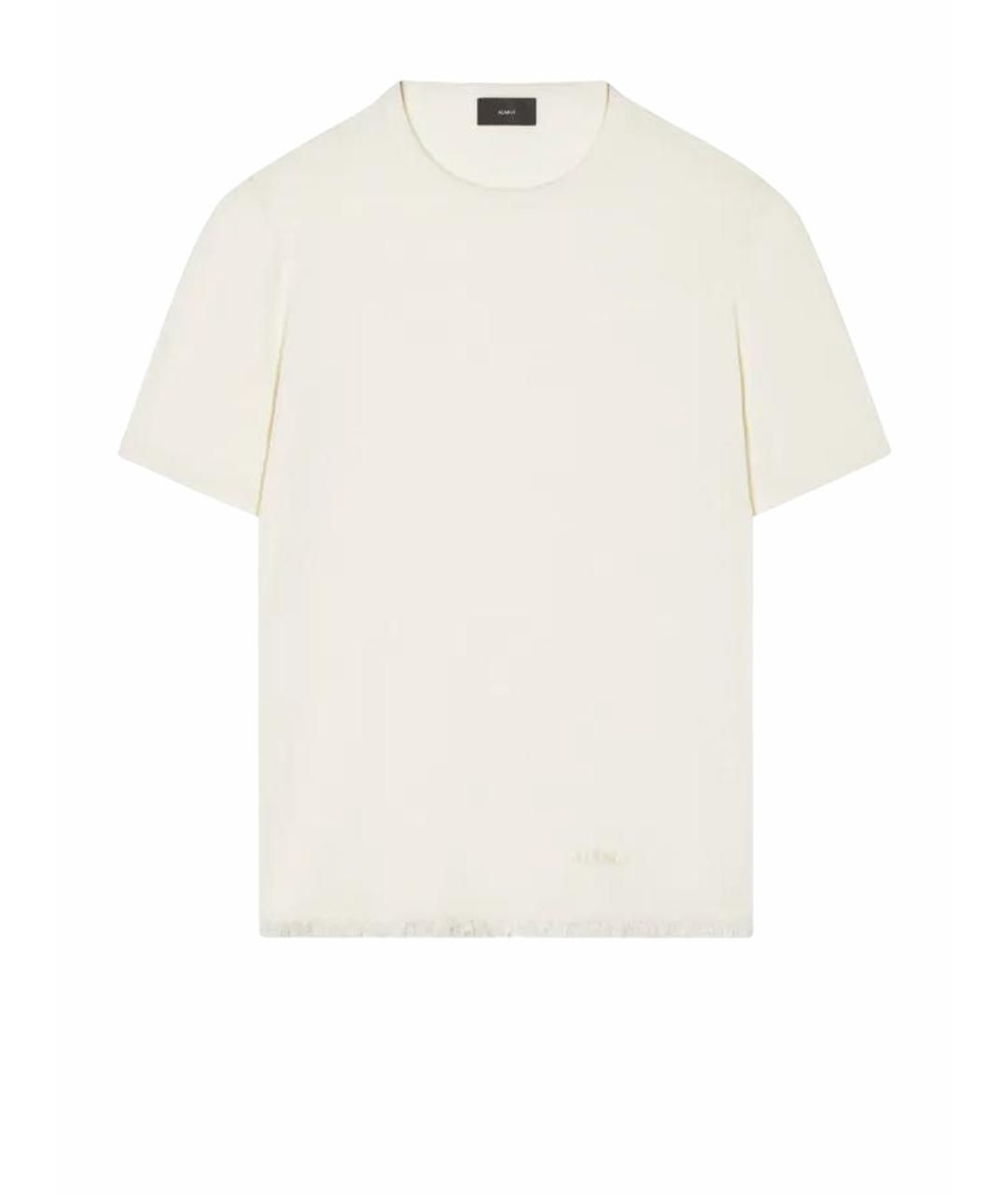 ALANUI Белая вискозная футболка, фото 1