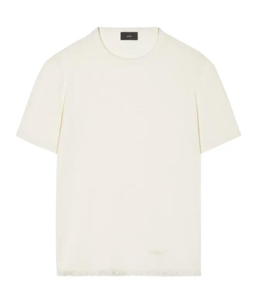 ALANUI Белая вискозная футболка, фото 9