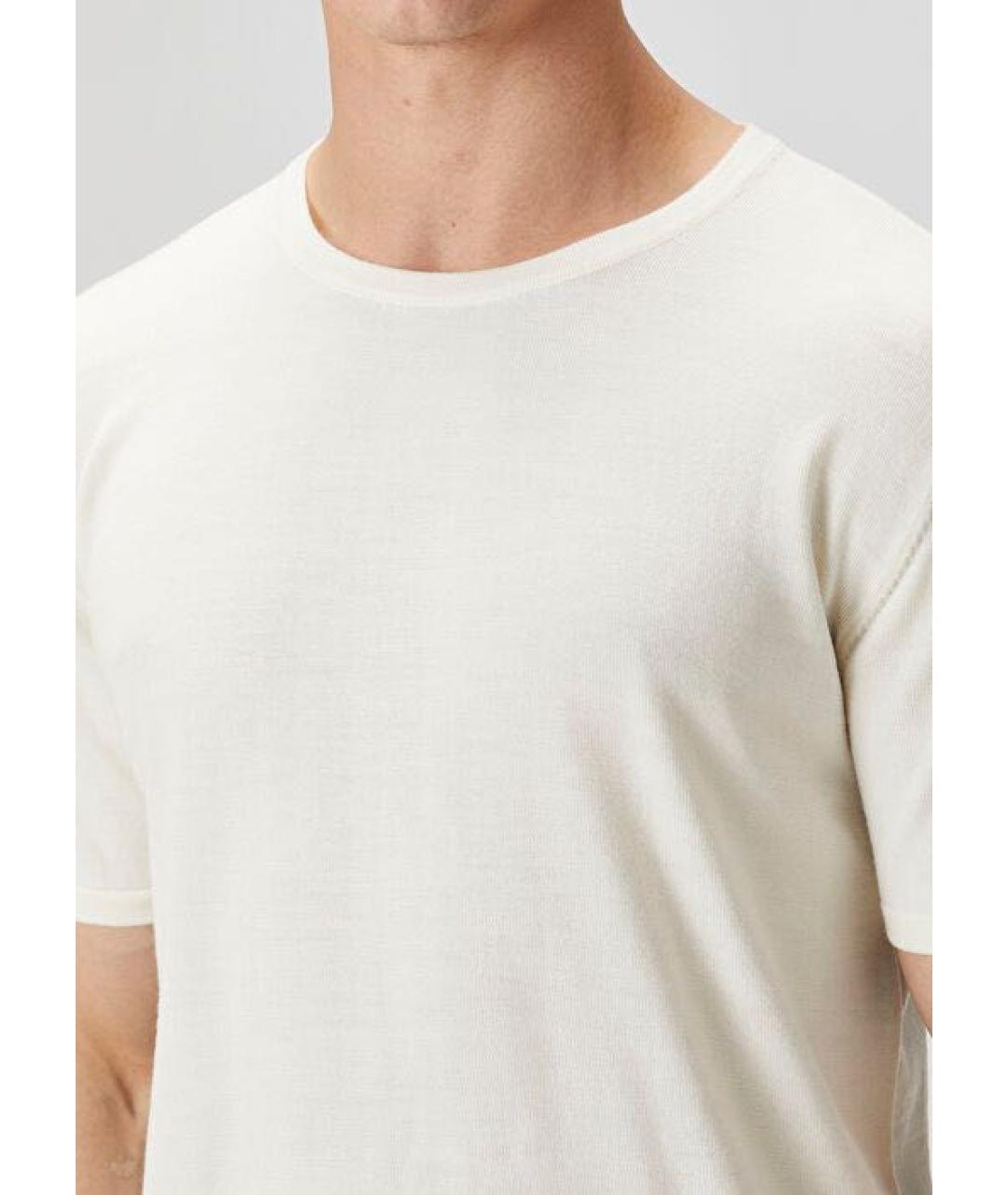 ALANUI Белая вискозная футболка, фото 4