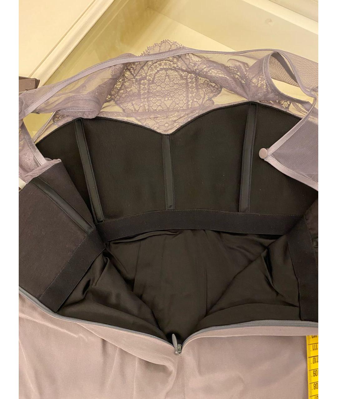 D.EXTERIOR Серое шелковое коктейльное платье, фото 6