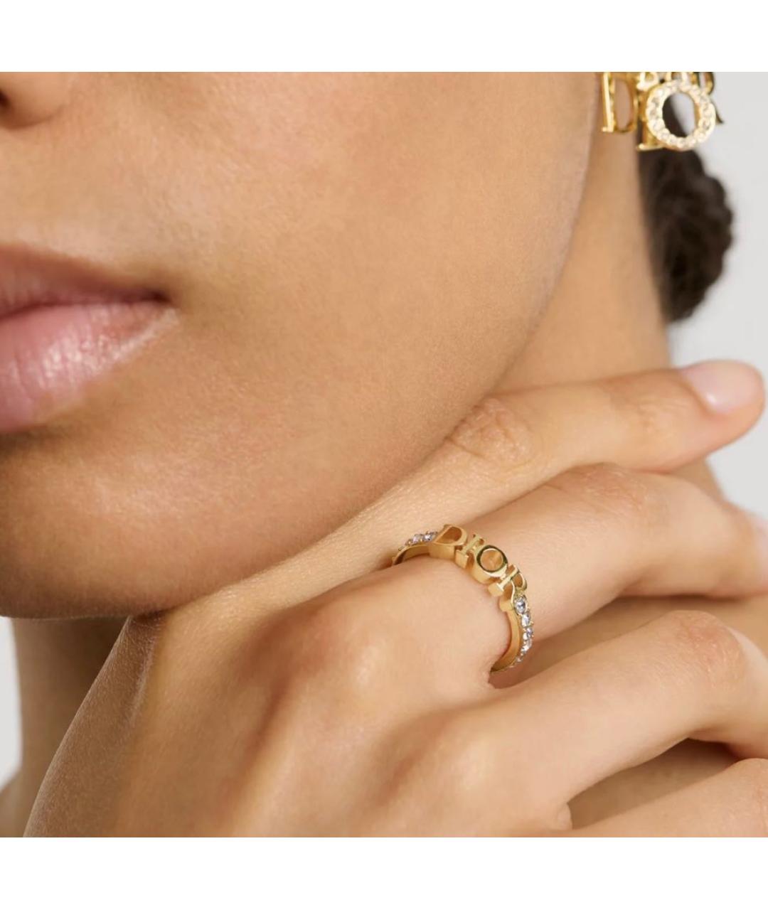 CHRISTIAN DIOR Золотое латунное кольцо, фото 4