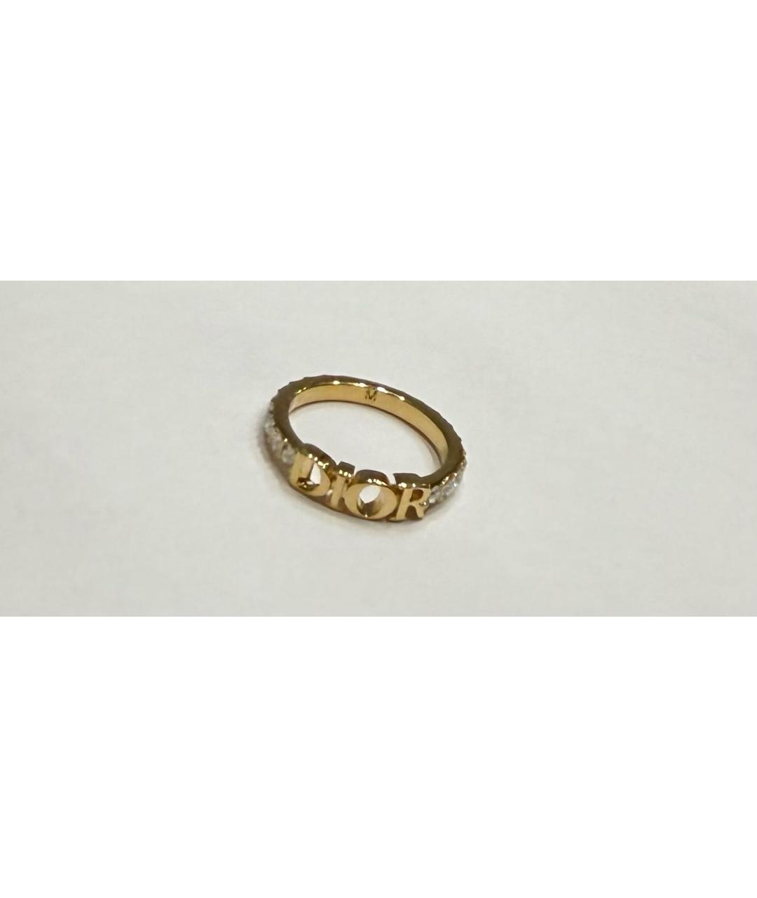 CHRISTIAN DIOR Золотое латунное кольцо, фото 8