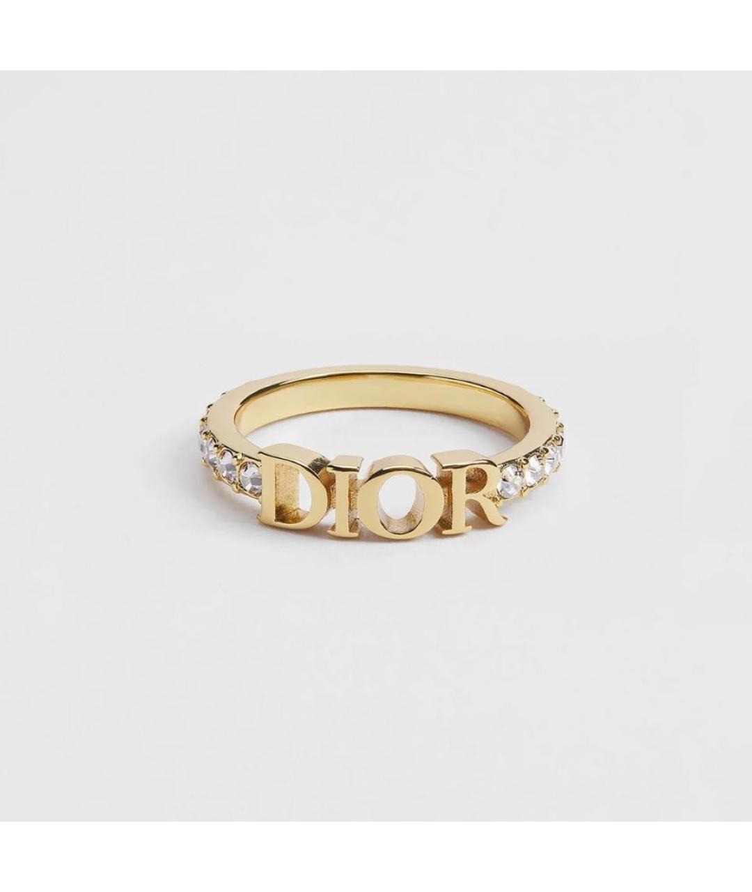 CHRISTIAN DIOR Золотое латунное кольцо, фото 9