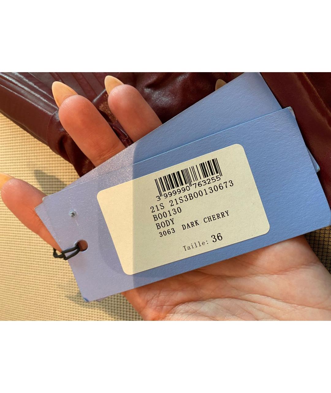 MUGLER Бордовый корсет, фото 5