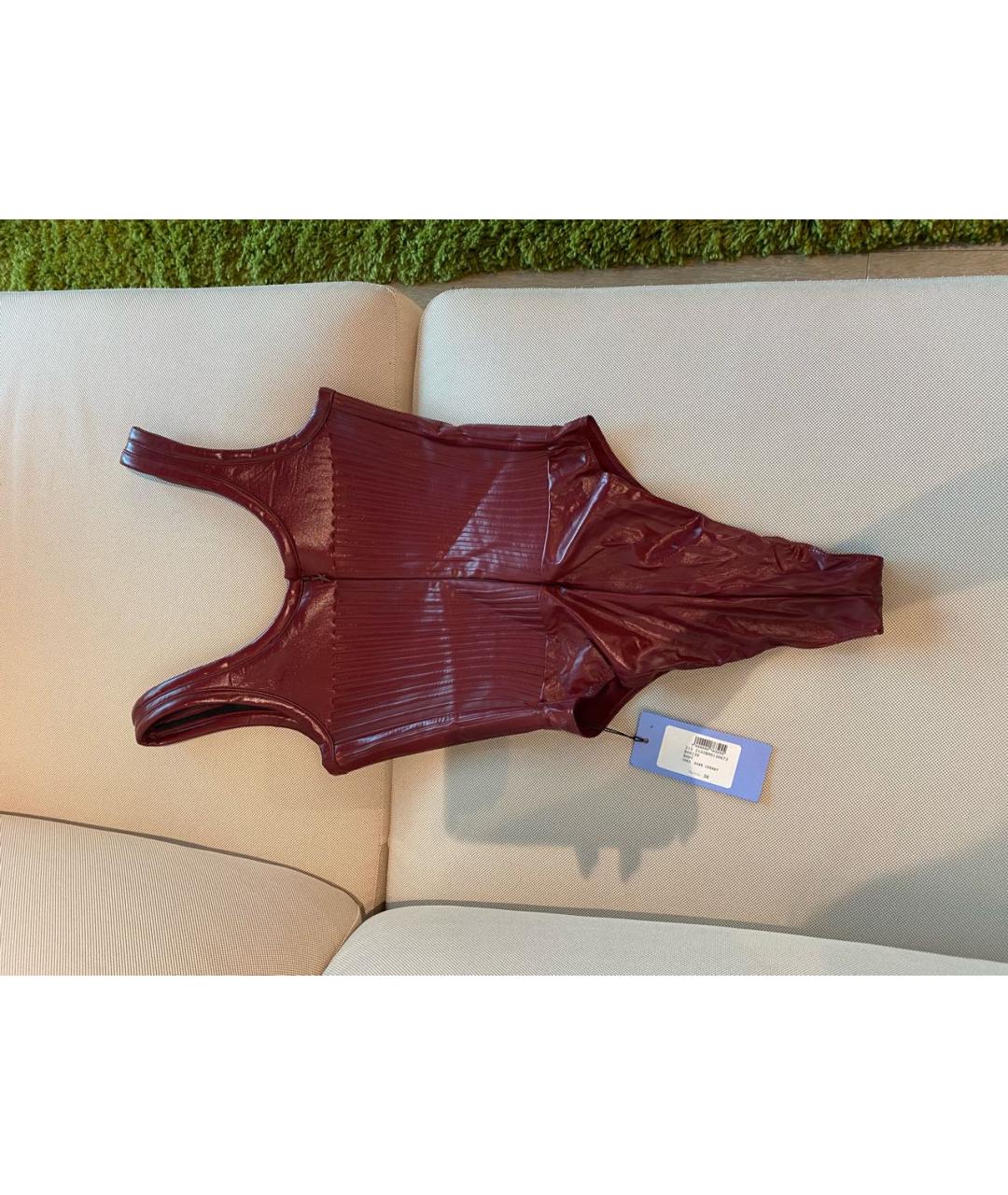 MUGLER Бордовый корсет, фото 6