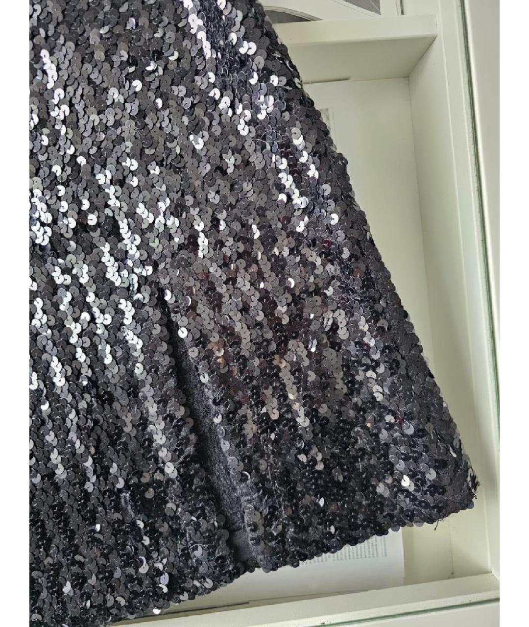 GUCCI Черная юбка мини, фото 3