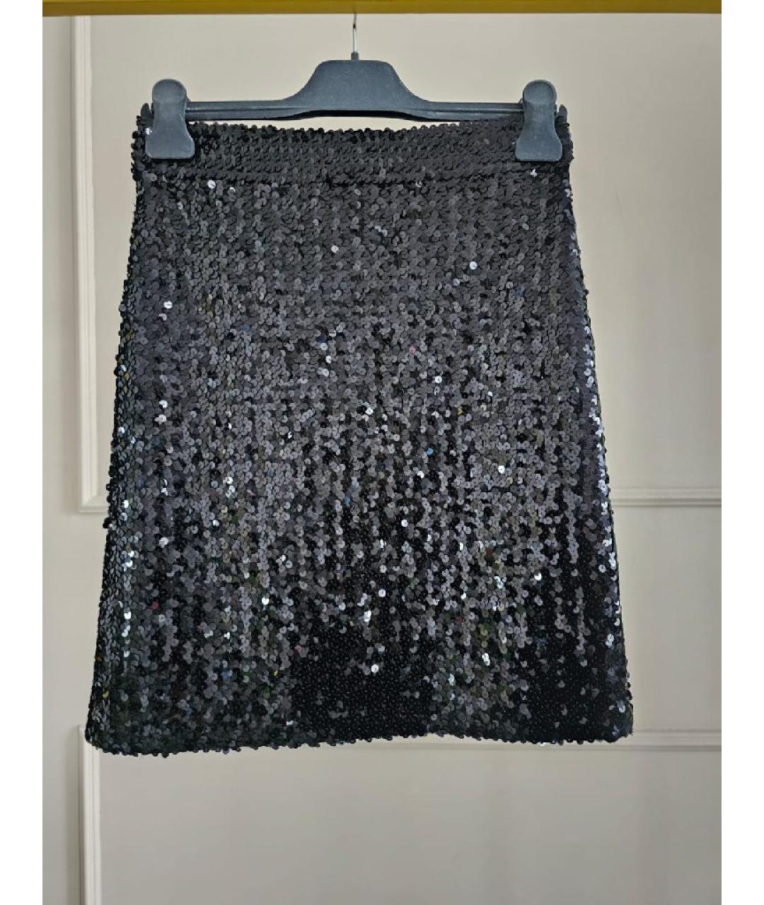 GUCCI Черная юбка мини, фото 2