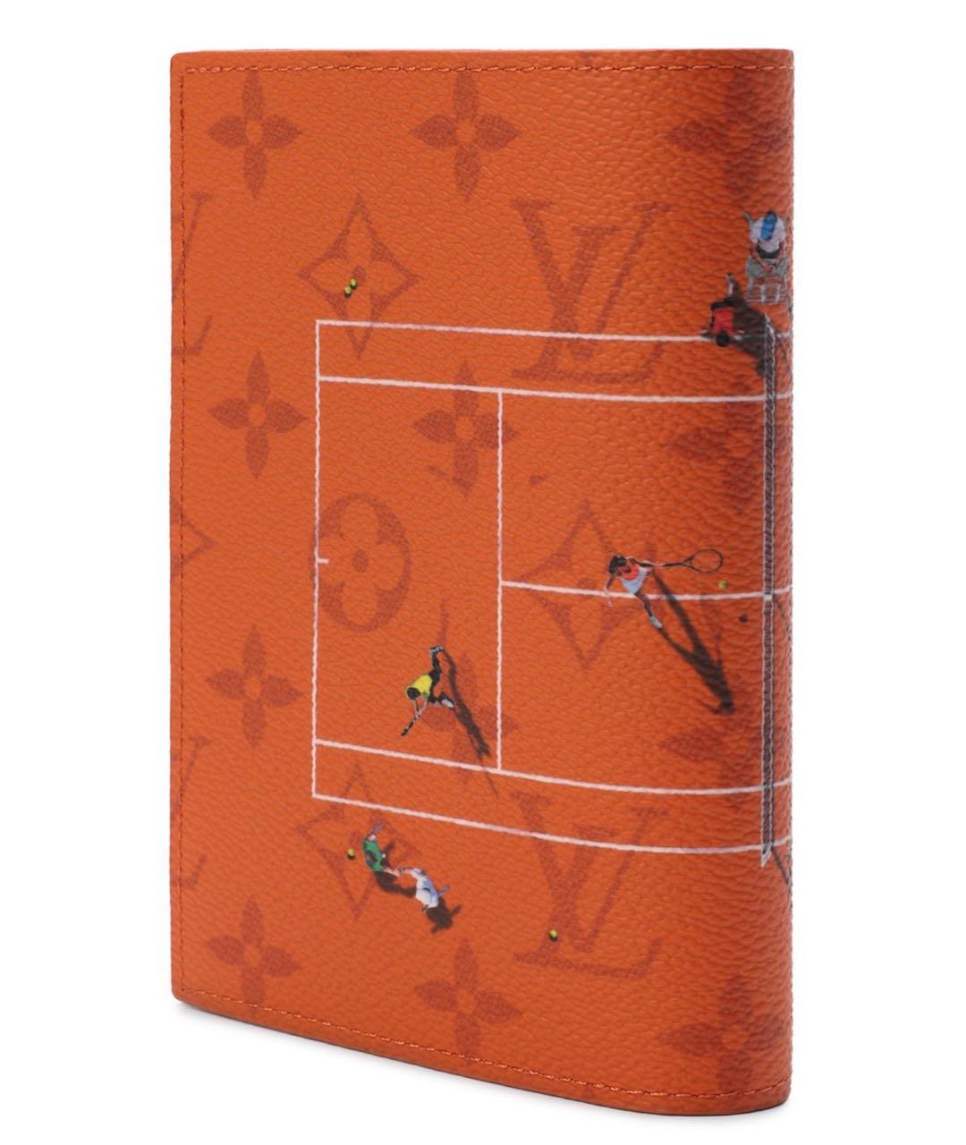 LOUIS VUITTON Оранжевый кожаный кардхолдер, фото 2