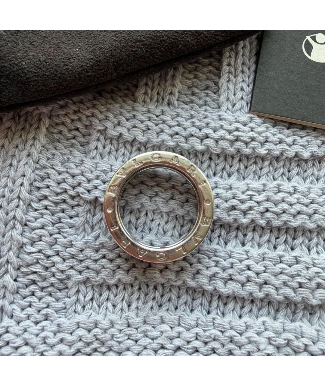 BVLGARI Черное серебряное кольцо, фото 8