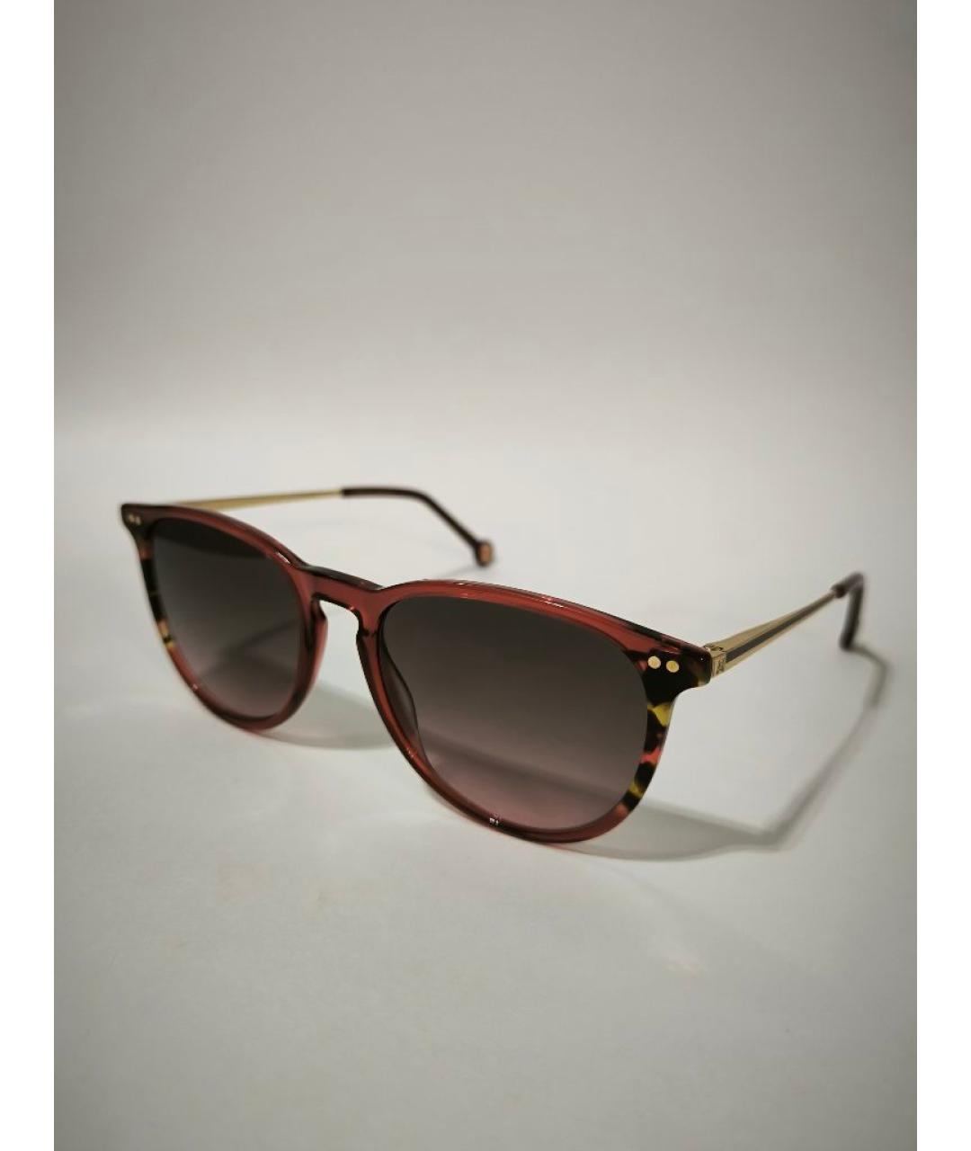 CAROLINA HERRERA Бордовые солнцезащитные очки, фото 2